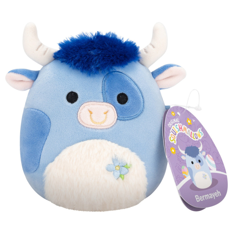 Детская мягкая игрушка Бык Бермайе Squishmallows SQER01181, 13 см
