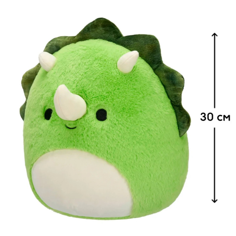 Мягкая игрушка Трицератопс Тристан Squishmallows SQCR06764, 30 см