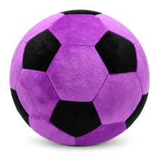 Іграшка м'яконабивна М'яч футбольний МС 180402-01(Violet-Black) розмір 22 см