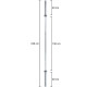 Гриф для штанги олімпійський TI-8072, 2,2 м, d-50 мм, 15 кг