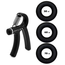 Набір кистьових еспандерів кільце+еспандер ножиці Power Grip Set3 NE-1589-60