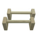 Паралетси, упори для віджимання дерев'яні Wood Gym Push Up NE-WD-30 з бука 30 см 2 шт