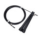 Скакалка швидкісна MS 3765(Black) 290 см, ручка пластик, мотузка гума+метал