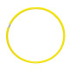 Обруч гімнастичний Хулахуп Малий S0016(Yellow) 66 см