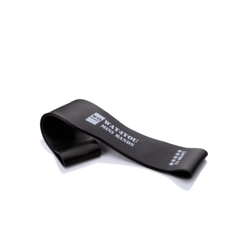 Еспандер для ніг Mini Bands Way4you w40015 чорний, 9-14 кг