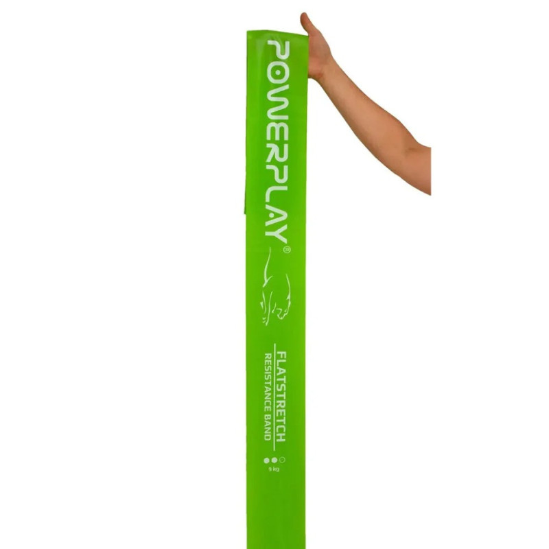 Стрічка еспандер PowerPlay PP_4112_Green_Medium зелений, на 9 кг