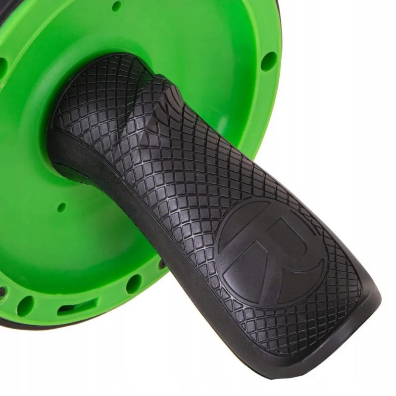 Ролик-колесо для преса AB Wheel Springos FA5010 зелений, з поворотним механізмом