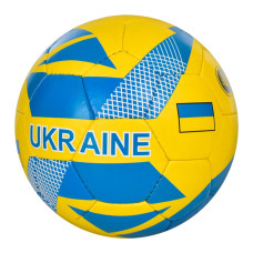 Футбольний м'яч 2500-232 жовто-блакитний, розмір № 5