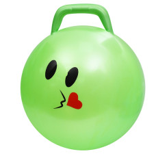 М'яч для фітнесу Смайл MS 4856(Green) 45 см, з ручкою, 300 г