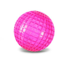 Дитячий м'яч Пострибунчик Диско PR2516(Pink), що світиться, 6,5 см
