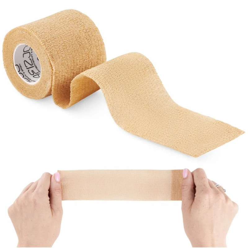 Когезійний еластичний бинт-бандаж Cohesive Bandage 4FIZJO P-5905973400855, 5 см x 4,5 м