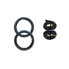Кільця гімнастичні зі стропами ABS Gymnastic Jaguar Fitness 131619FS, пластикові