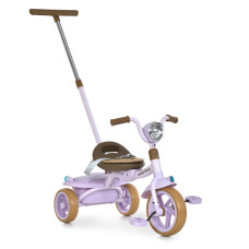 Дитячий триколісний велосипед MT 1037-1 Lilac, з батьківською ручкою