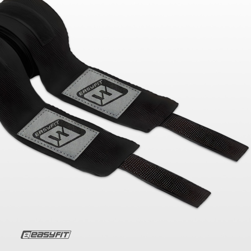 Бінти для боксу EasyFit EF-0374-30-bk, Classic Wrap, чорний 3 м