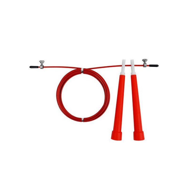 Швидкісна скакалка Speed ​​Cable Rope EF-2039-R, зі сталевим тросом, червона