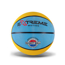 М'яч баскетбольний Extreme Motion BB1485 № 7, 520 грам Жовто-блакитний