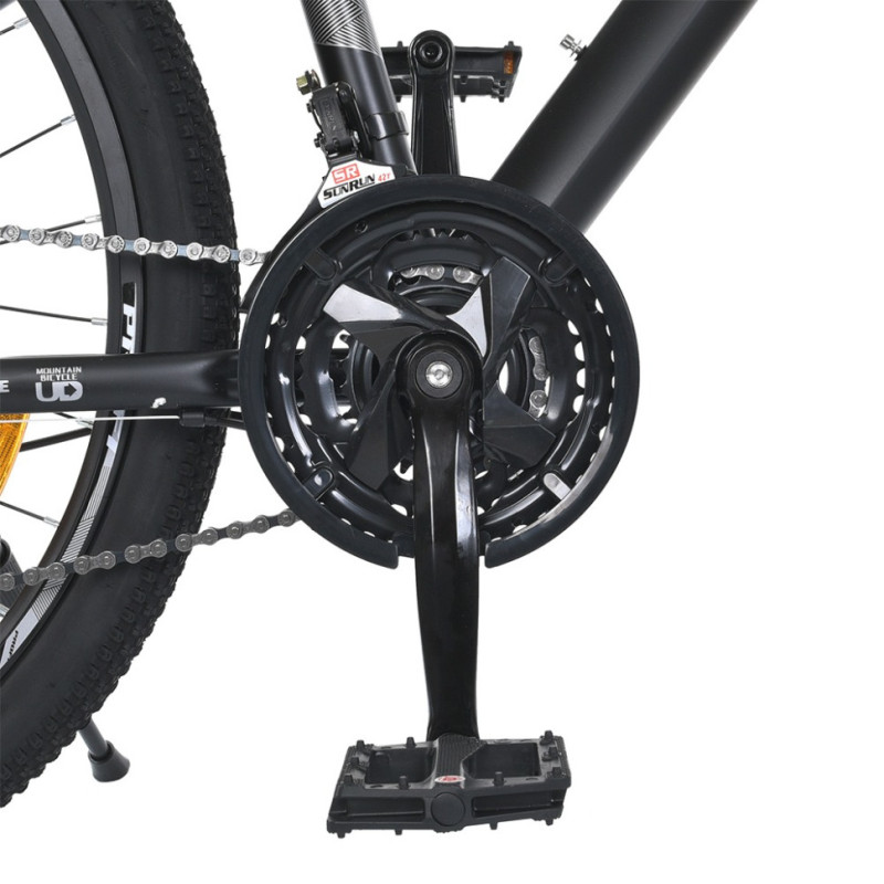 Велосипед SKD75 MTB 2605-1, 26 дюймів, сталева рама 16 Sunrun 24SP чорний