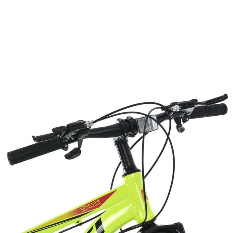 Велосипед підлітковий MTB2001-4, 20 дюймів, салатовий