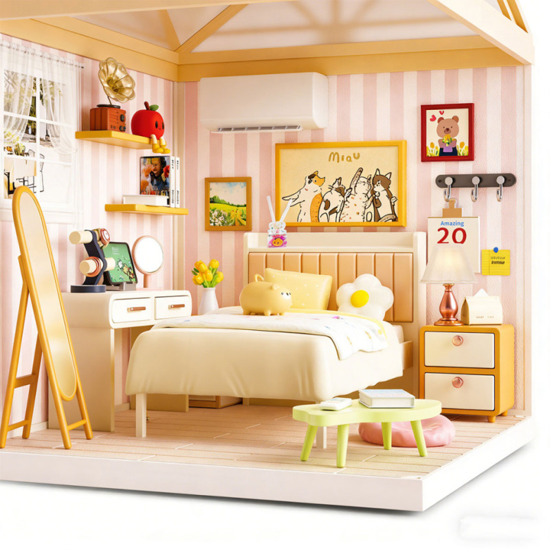 Конструктор-румбокс Спальня Mini House 8004-MH серии 