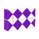 Головоломка Змійка Рубіка IGR67(Violet) маленька 3,5x5,5 см, двокольорова