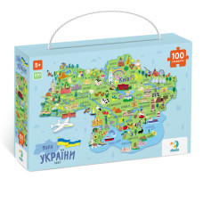 300267 Пазл «Карта України» 100 елементів