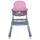 Стільчик для годування M 5722 Lilac до 20 кг, складаний, 5-ти точковий, екошкіра