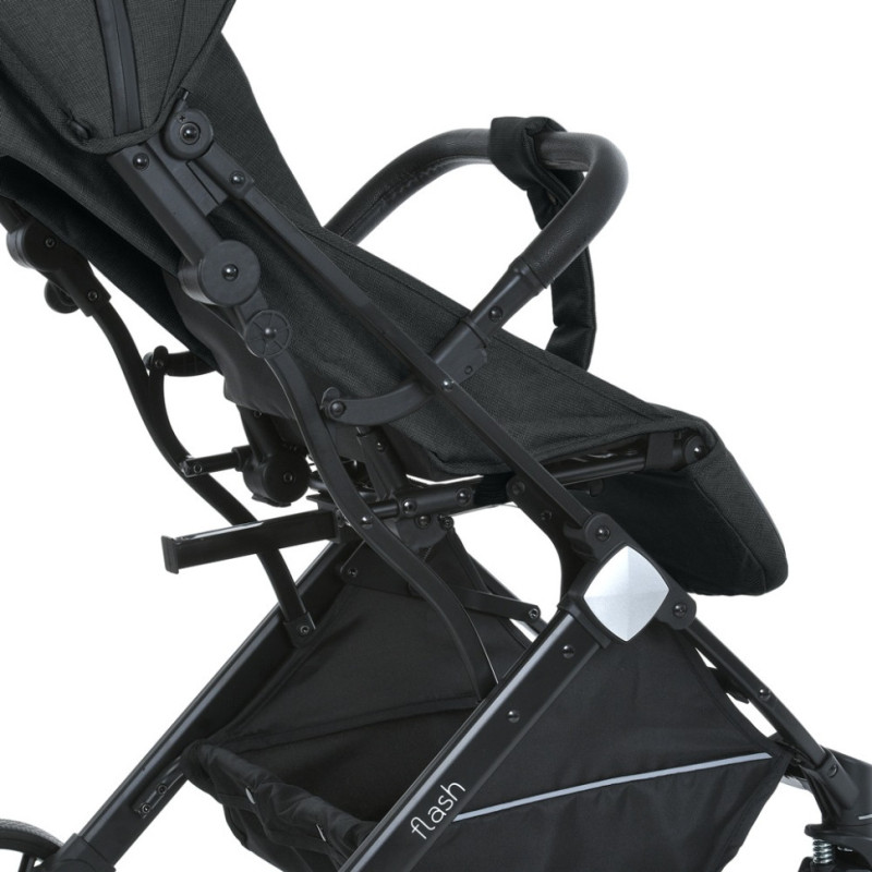 Дитяча прогулянкова коляска FLASH M 5727-1 Almost Black
