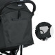 Дитяча прогулянкова коляска FLASH M 5727-1 Almost Black