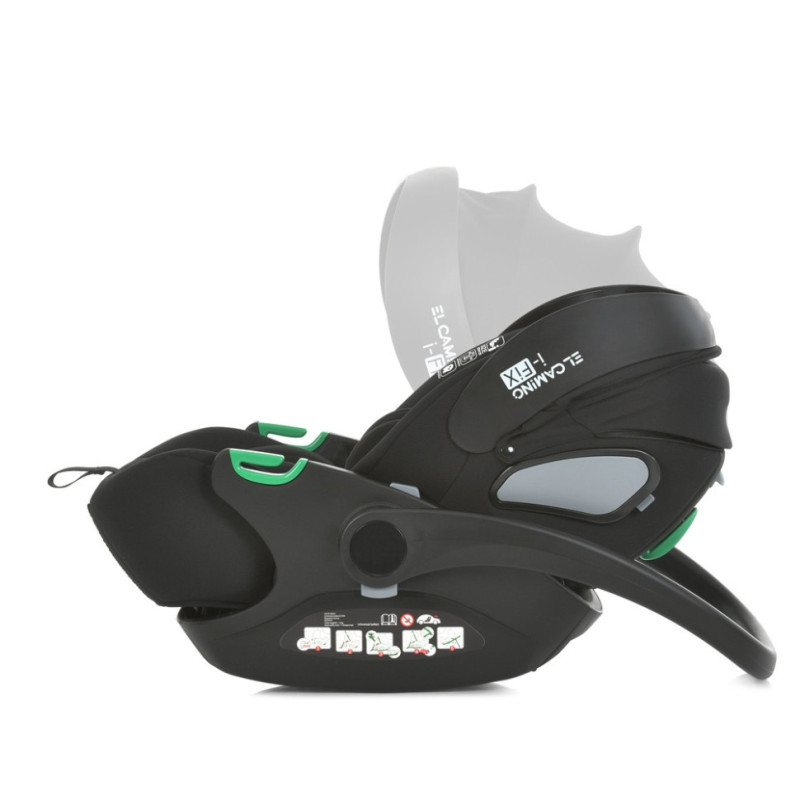Дитяче автокрісло i-FIX ME 1110 Moon Black