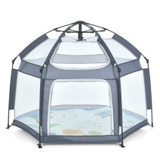 Дитячий манеж MR 1512 Silver Mist 146×127×110 см