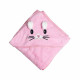 Дитячий рушник з капюшоном MGZ-0640(Pink) розмір 80х80 см