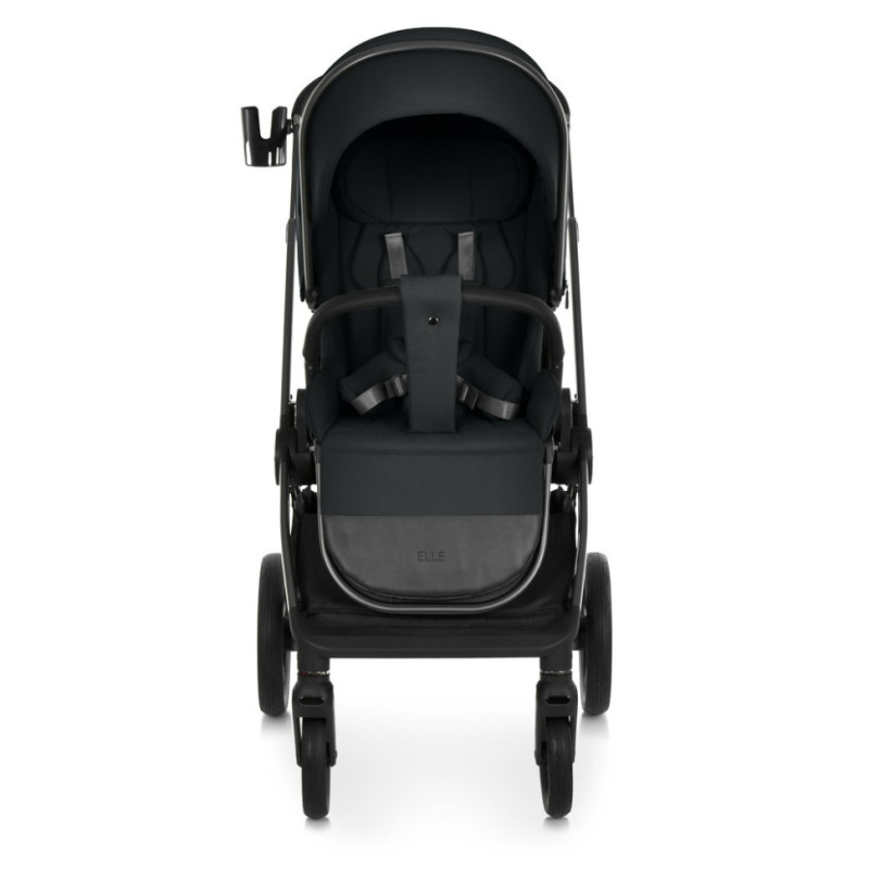 Коляска універсальна 2 в 1 ELLE ME 1221 Black