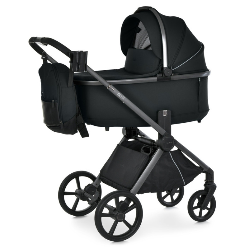 Коляска універсальна 2 в 1 ELLE ME 1221 Black