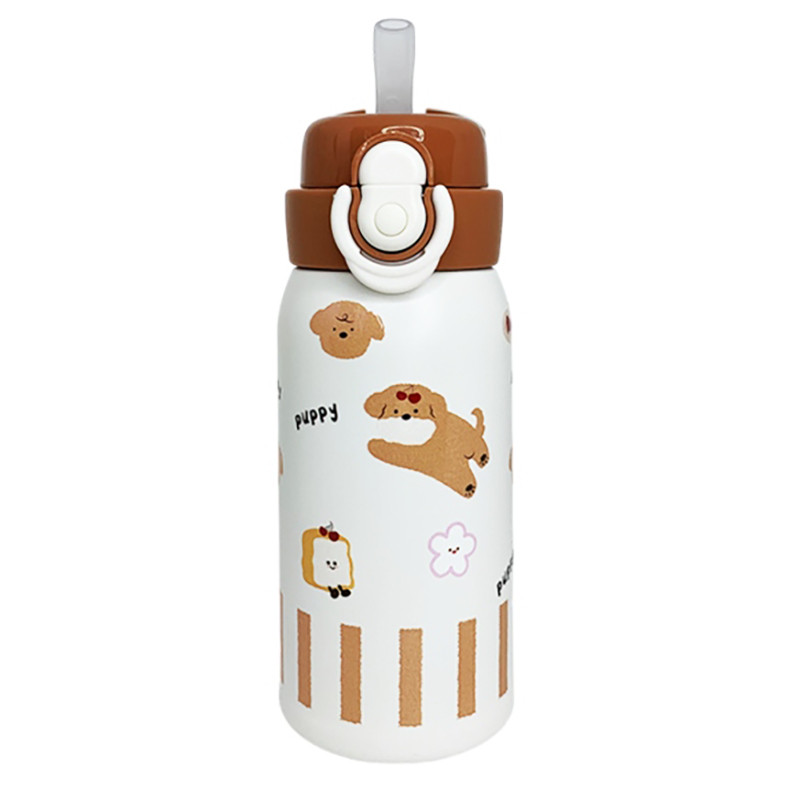 Дитячий термос-поїлка MGZ-0334(Brown) коричневий, 350 мл