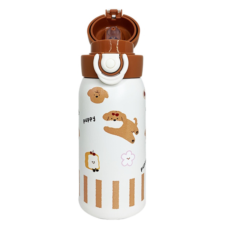 Дитячий термос-поїлка MGZ-0334(Brown) коричневий, 350 мл