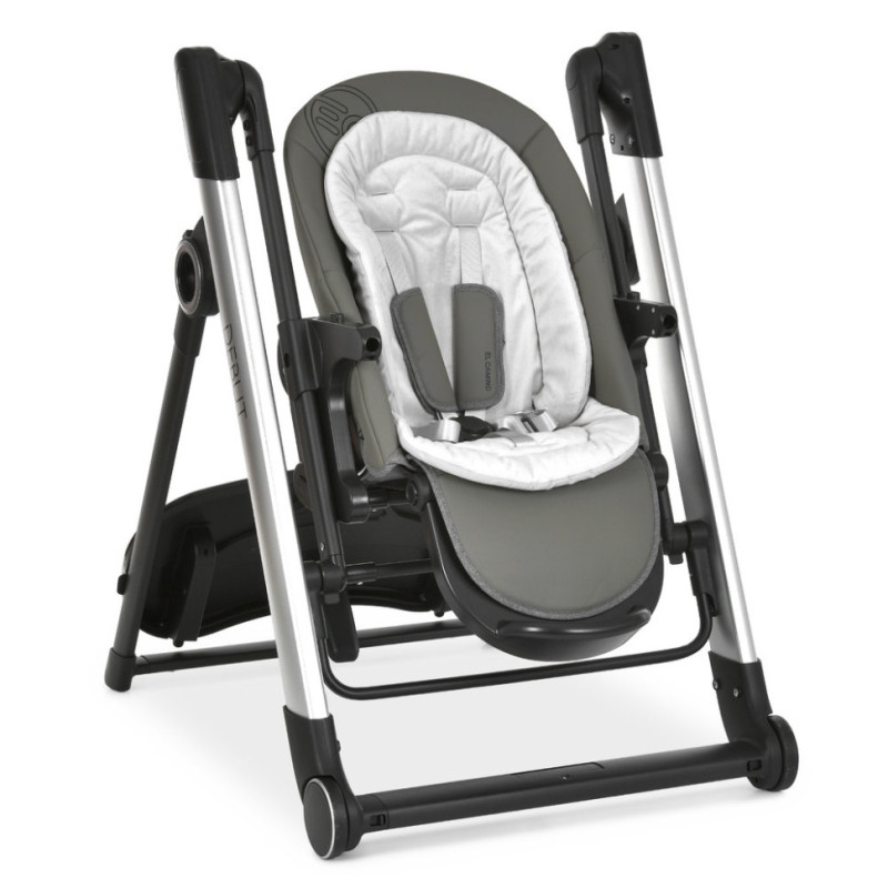 Багатофункціональний стільчик для годування DEBUT ME 1102 Dark Gray