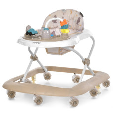 Дитячі ходунки SIMPLY ME 1215 Beige, з брязкальцями, музичні