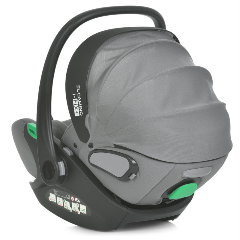 Дитяче автокрісло i-FIX ME 1110 Simply Gray