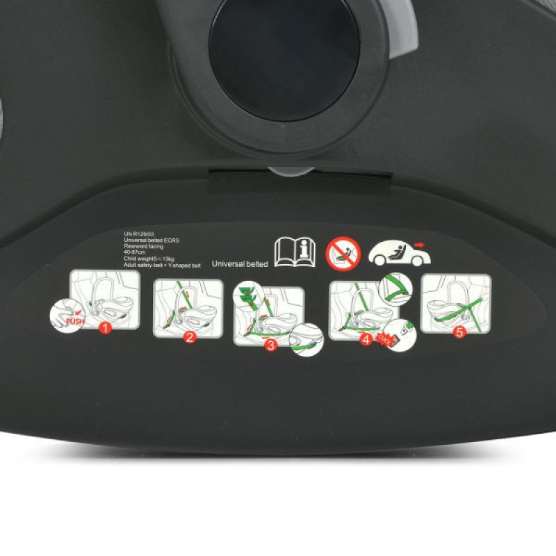 Дитяче автокрісло i-FIX ME 1110 Simply Gray