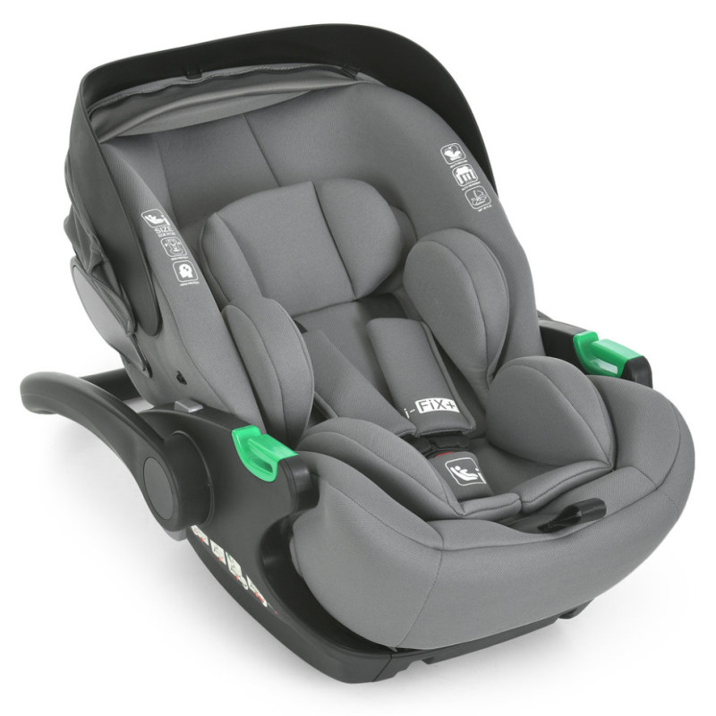 Дитяче автокрісло i-FIX ME 1110 Simply Gray