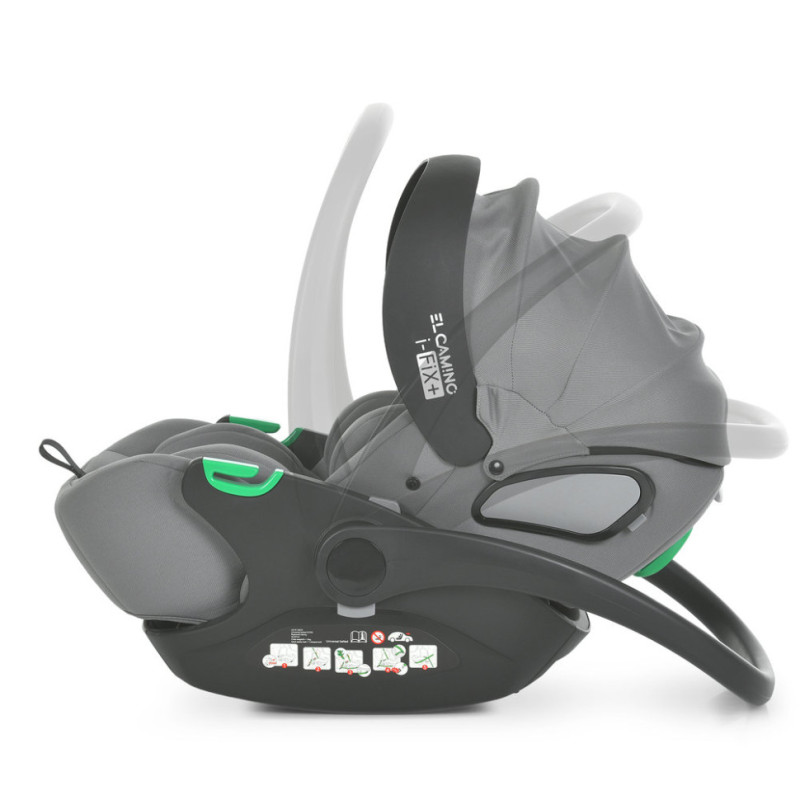 Дитяче автокрісло i-FIX ME 1110 Simply Gray