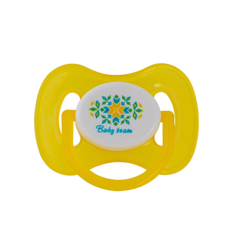 Дитяча латексна соска 3220_жовтий