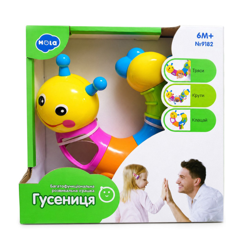 Розвиваюча гра Гусениця-логіка 9182/786 з прорізувачем