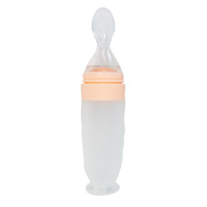 Силіконова ложка-контейнер MGZ-0108(Peach) об'єм 90 грам