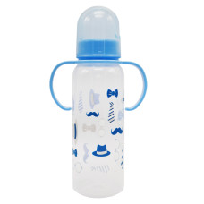 Пляшечка пластикова з ручками MGZ-0207(Blue) 250 мл
