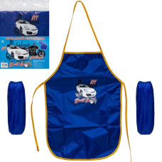Фартух дитячий з нарукавниками для хлопчиків CR5520(Dark-Blue) 54х37 см (80433)