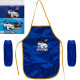 Фартух дитячий з нарукавниками для хлопчиків CR5520(Dark-Blue) 54х37 см (80433)