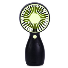Портативний ручний вентилятор MK 5663-2(Green) 13 см, акумулятор, USB зарядне