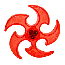 Літаючий бумеранг SB2306(Red) гума, зі світлом, 15 см, у пакеті