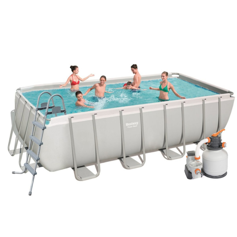 Басейн каркасний Bestway 56671 (488-244-122см), 11532 л